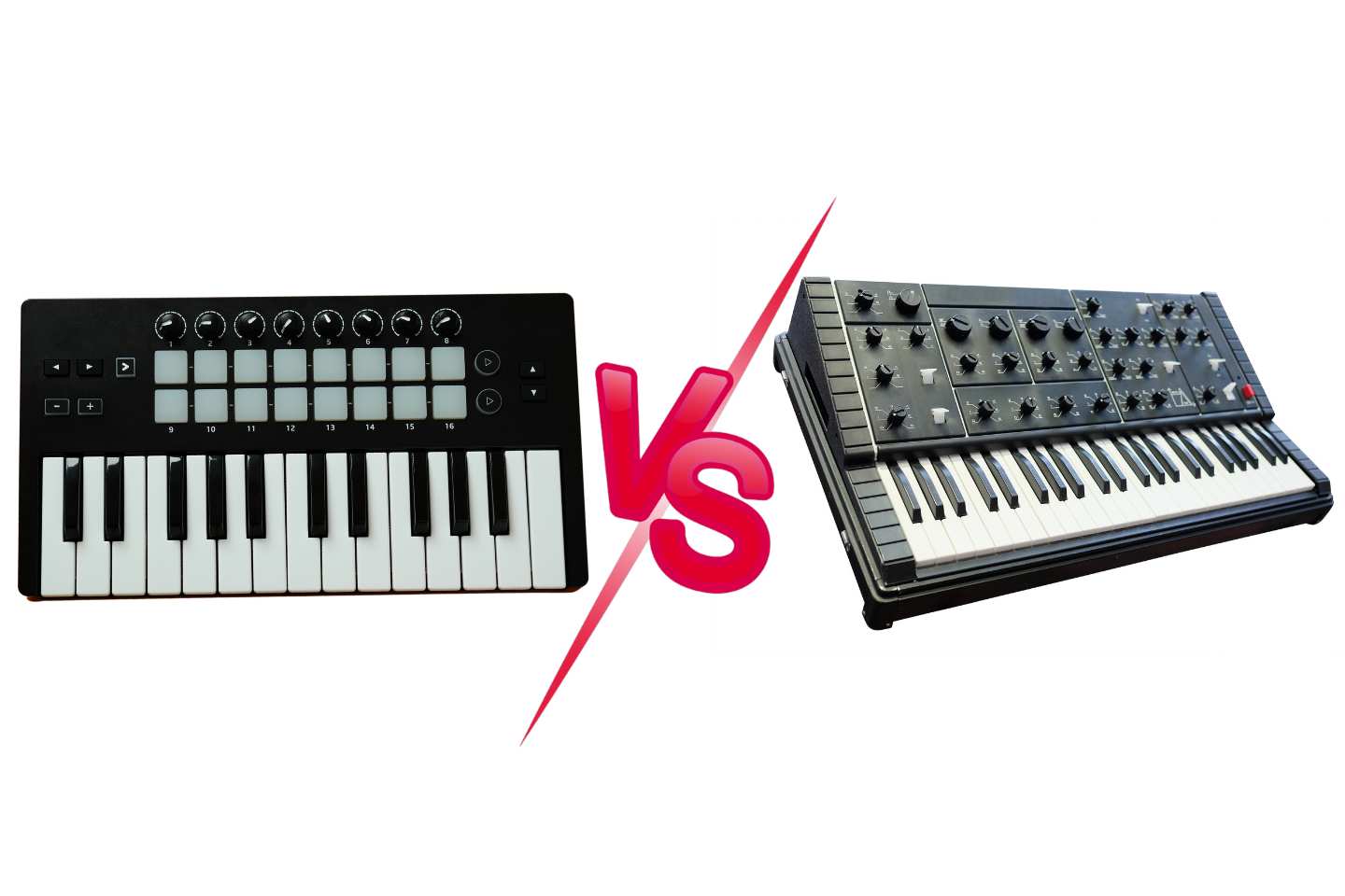 Qual é a Diferença entre um Controlador MIDI e um Sintetizador