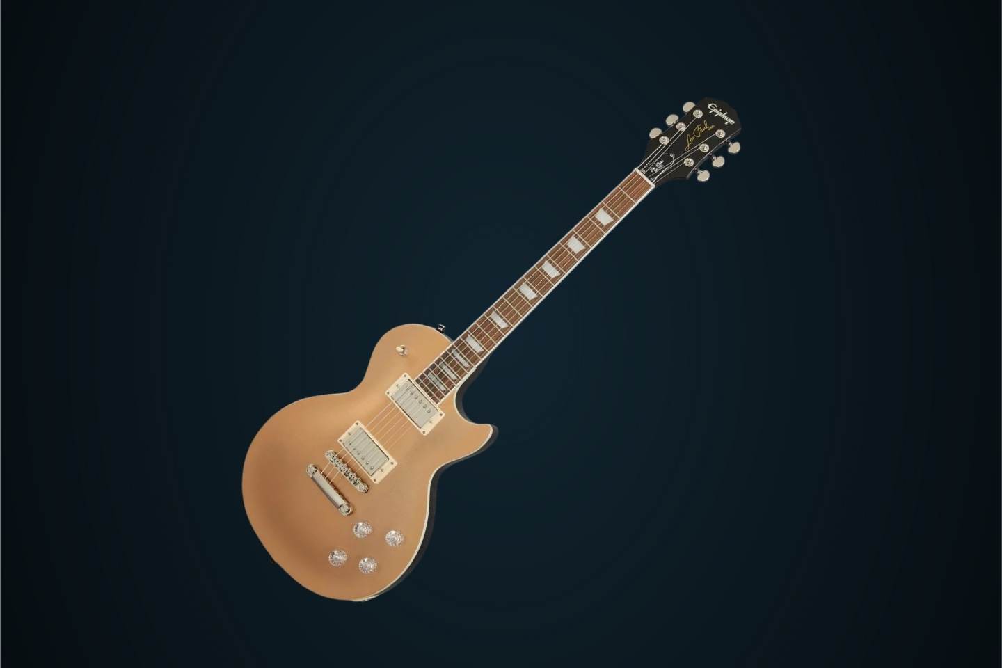 Guitarra elétrica Epiphone Modern Les Paul Muse de mogno smoked almond metallic metálico com diapasão de louro indiano