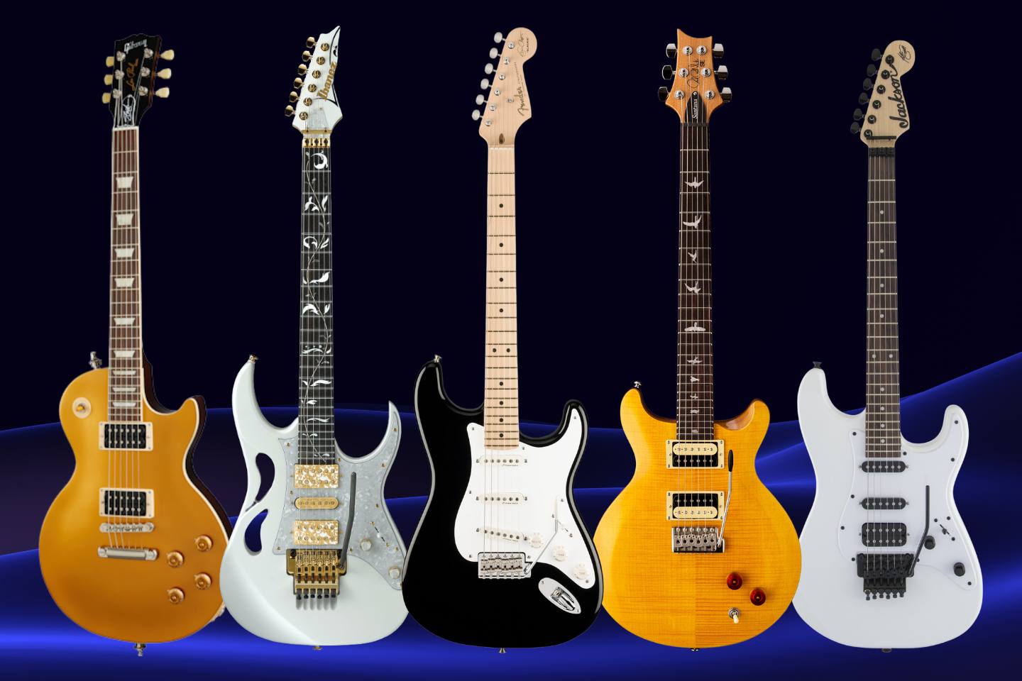 Qual Dessas 5 Guitarras Signature Você Teria em Sua Casa