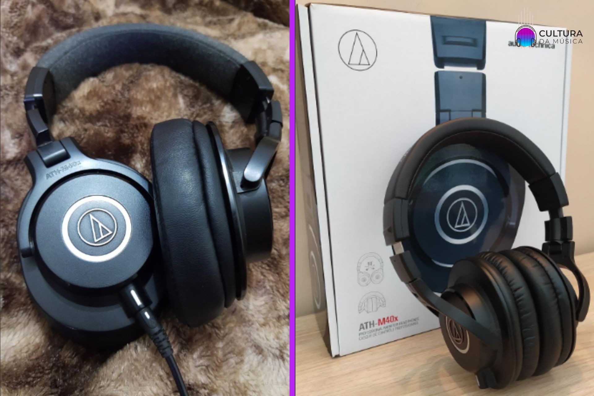 Fone de Ouvido Audio-Technica ATH-M40x é bom_ Vale a pena